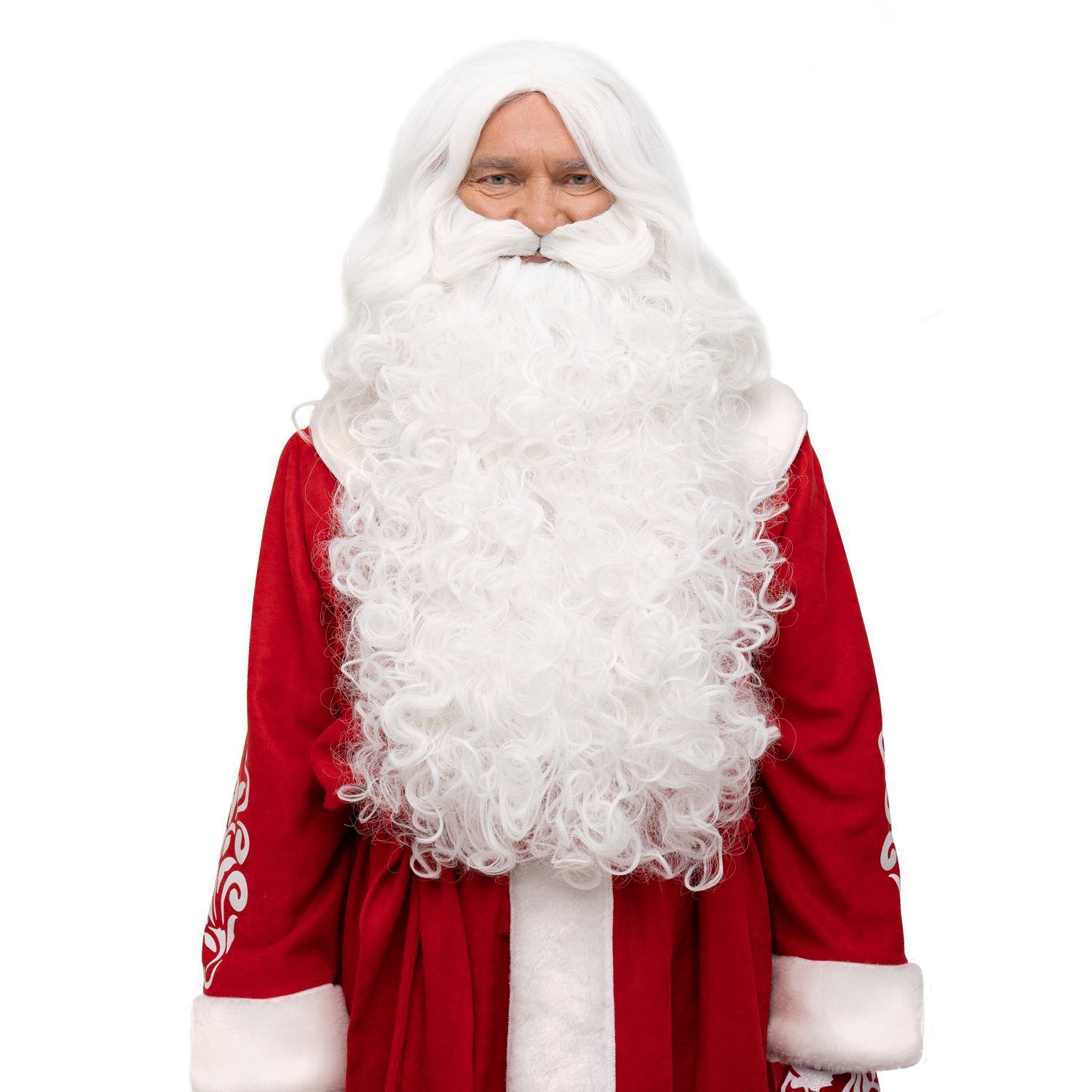 

Сет Снежный Белый (Борода + Парик) Santa Store 60см S00213