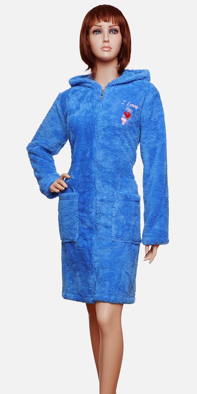 

Халат Yener Collection YC1734  Блакитний, Халат Yener Collection YC1734 M Блакитний