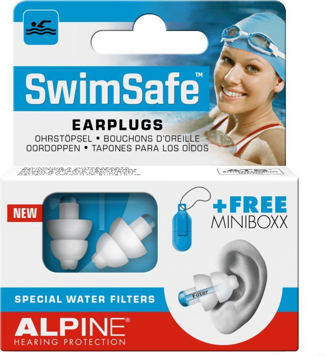 

Беруши для плавания Alpine Swimsafe + универсальные Venitex (120080)