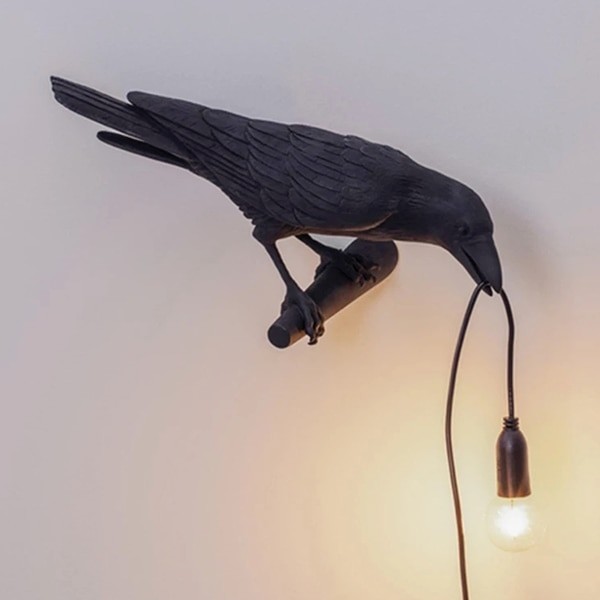 

Настенная светодиодная лампа Black happy bird