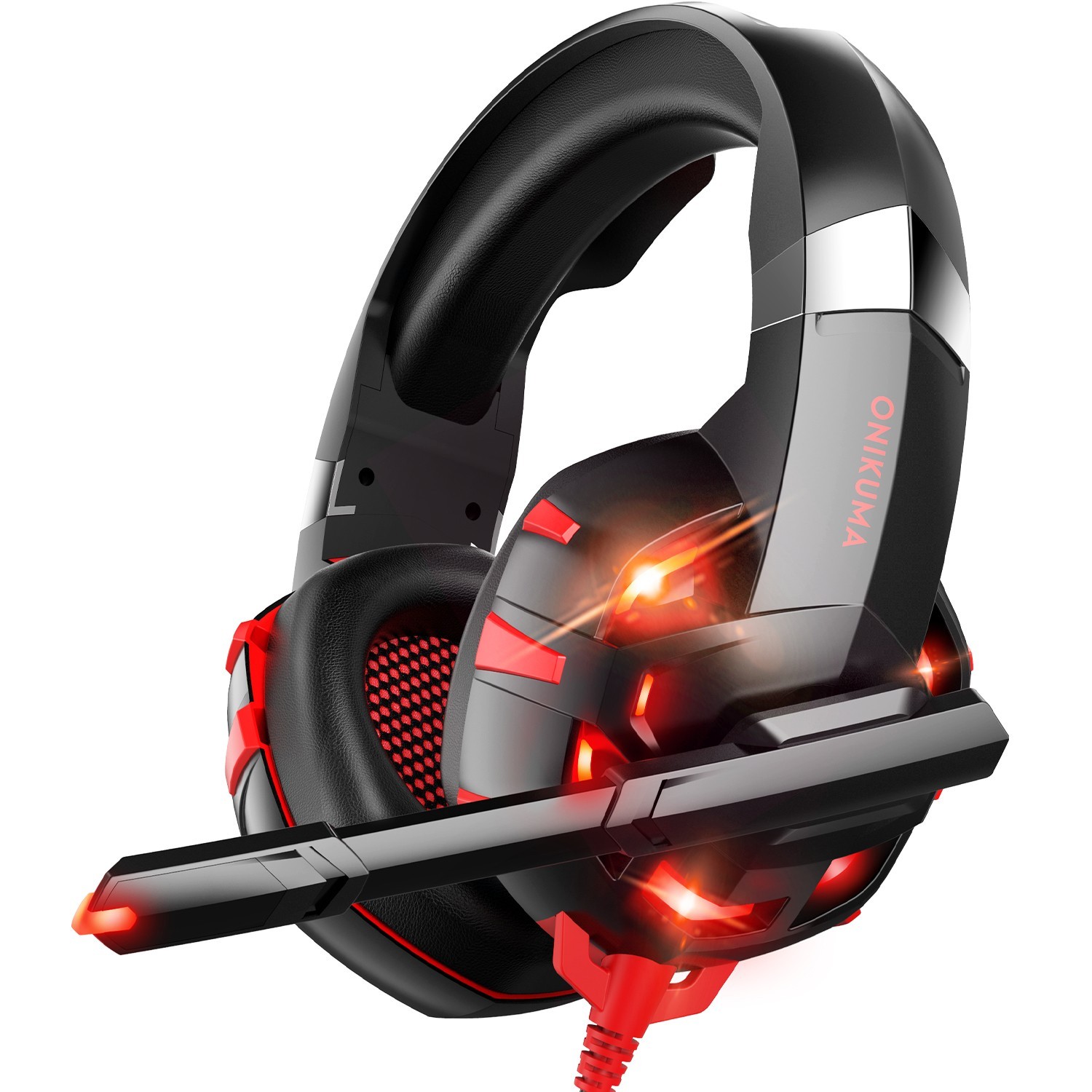 

Наушники игровые Onikuma Professional Gaming Headset K2 Pro Black-red с гарнитурой