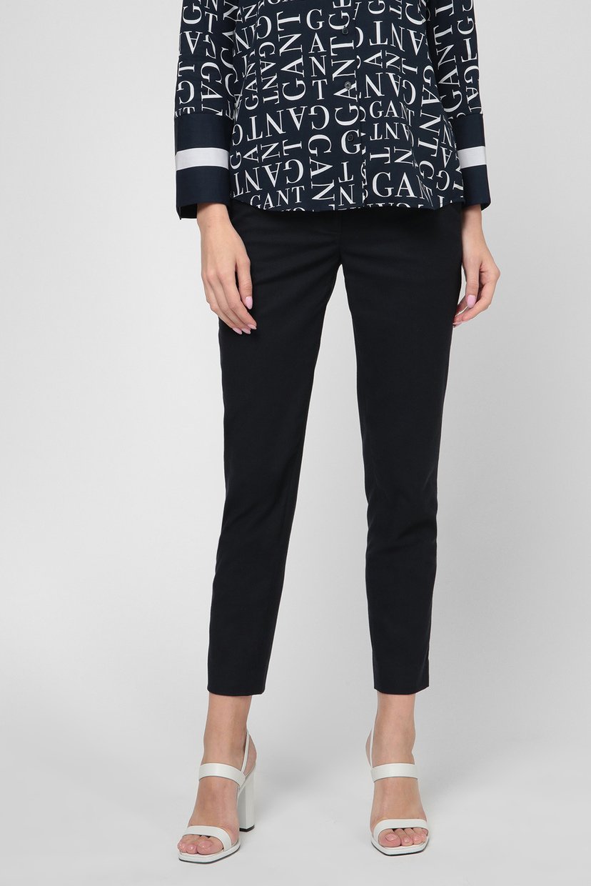 

Женские темно-синие брюки WOOL CLASSIC TAPERED Gant  4150144, Женские темно-синие брюки WOOL CLASSIC TAPERED Gant 36 4150144