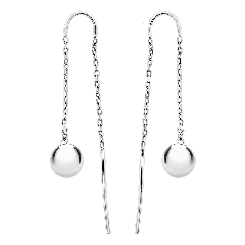 

Серьги-протяжки Diamant С2418с