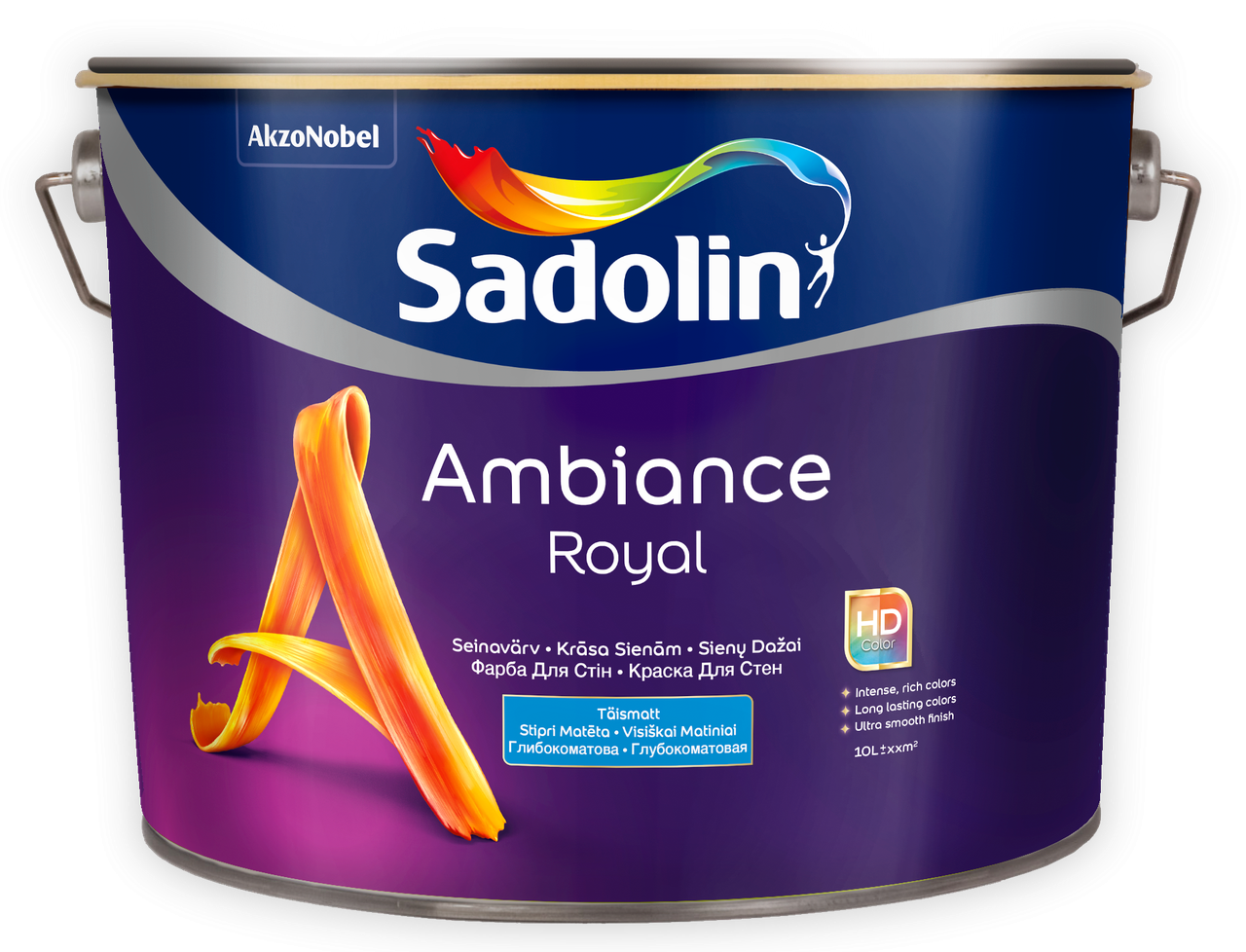 

Краска для стен и потолков Sadolin Ambiance Royal 10 л