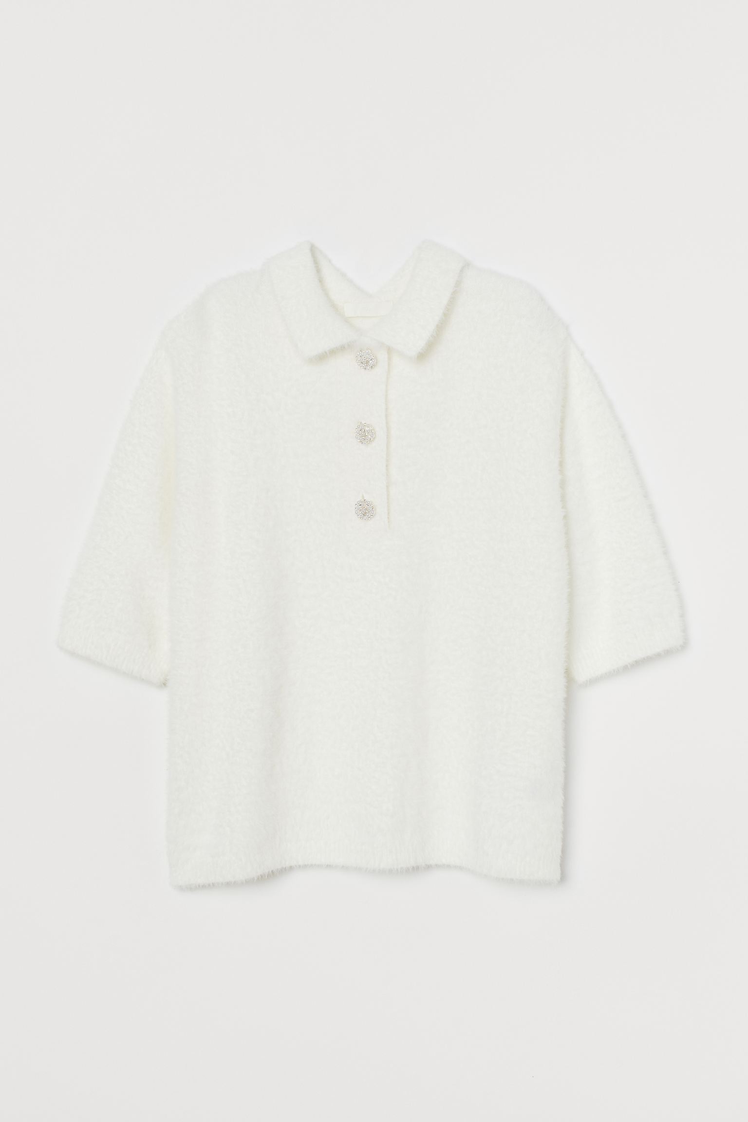 

Джемпер H&M L белый 1039024192
