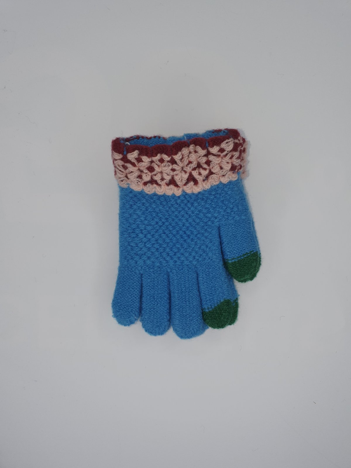 

Перчатки Gloves А-003 13см(р) голубой