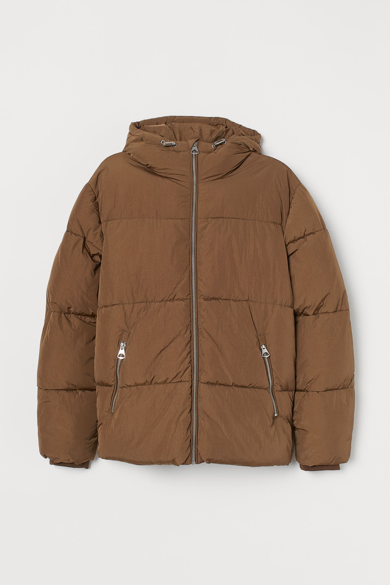 

Куртка H&M M темно бежевый 4109259692