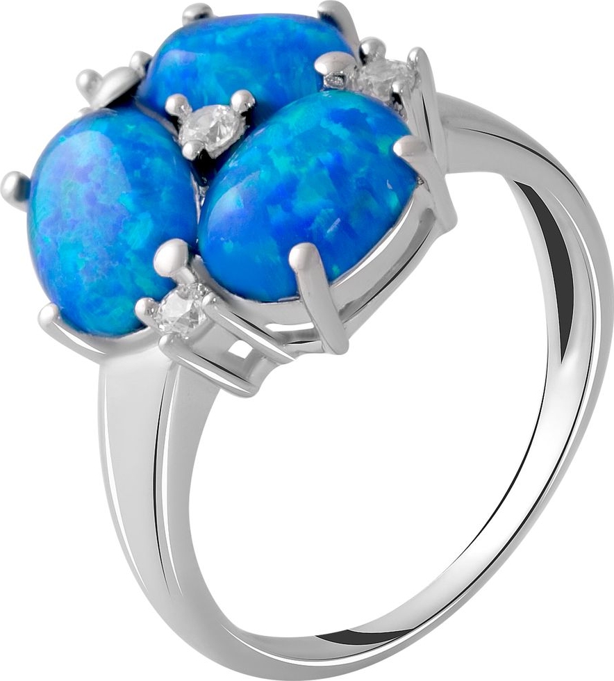 

Серебряное кольцо SilverBreeze с опалом 1.573ct 2050766 18 размер, 18 размер
