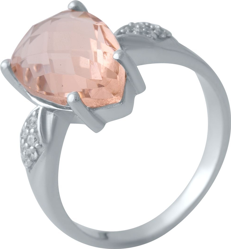 

Серебряное кольцо SilverBreeze с морганитом nano 4.297ct 2021377 19 размер, 19 размер