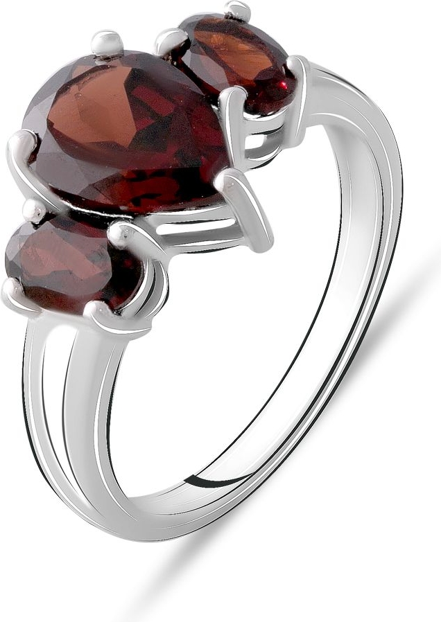 

Серебряное кольцо SilverBreeze с натуральным гранатом 3.358ct 2074922 17.5 размер, 17.5 размер