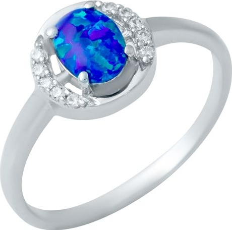 

Серебряное кольцо SilverBreeze с опалом 0.56ct 1948231 17.5 размер, 17.5 размер