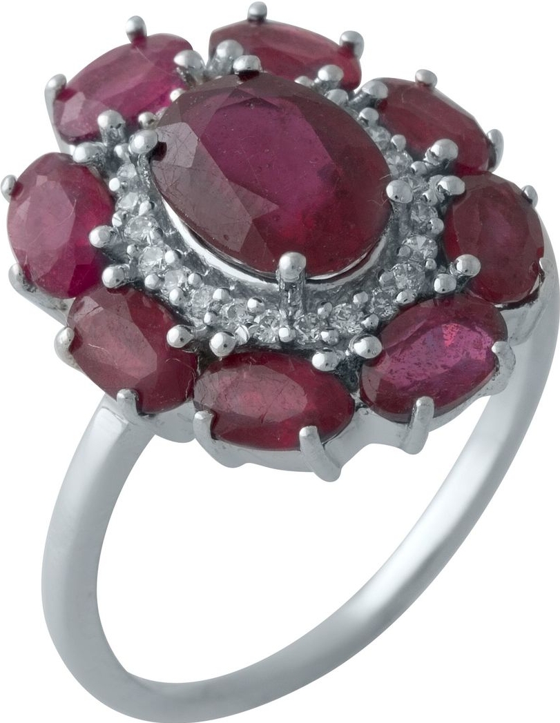 

Серебряное кольцо SilverBreeze с натуральным рубином 4.126ct 2009948 17.5 размер, 17.5 размер