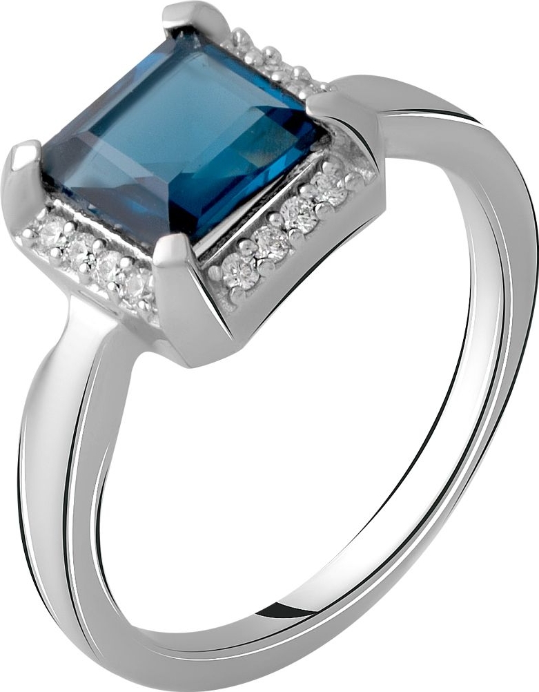 

Серебряное кольцо SilverBreeze с натуральным топазом Лондон Блю 1.603ct 2062264 17 размер, 17 размер