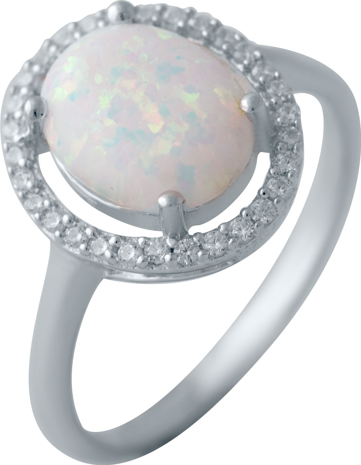 

Серебряное кольцо SilverBreeze с опалом 0.56ct 2040309 17.5 размер, 17.5 размер