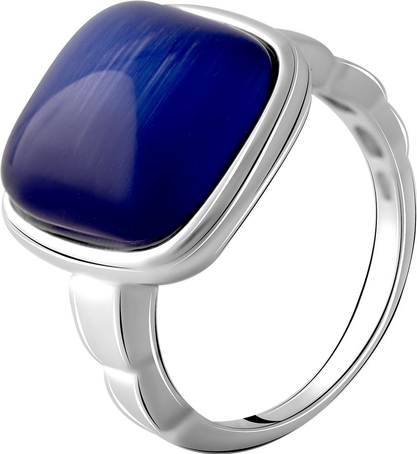 

Серебряное кольцо SilverBreeze с кошачим глазом 2053743 17 размер, 17 размер