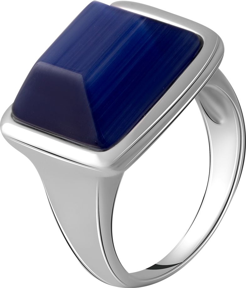 

Серебряное кольцо SilverBreeze с кошачим глазом 2053781 18 размер, 18 размер