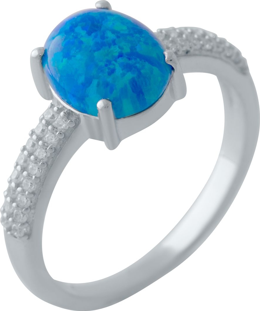 

Серебряное кольцо SilverBreeze с опалом 1.365ct 2024262 18 размер, 18 размер