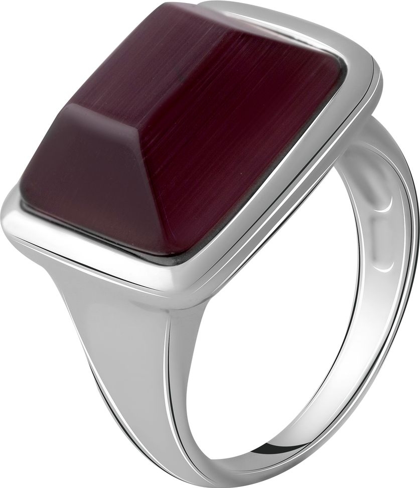 

Серебряное кольцо SilverBreeze с кошачим глазом 2053842 18 размер, 18 размер