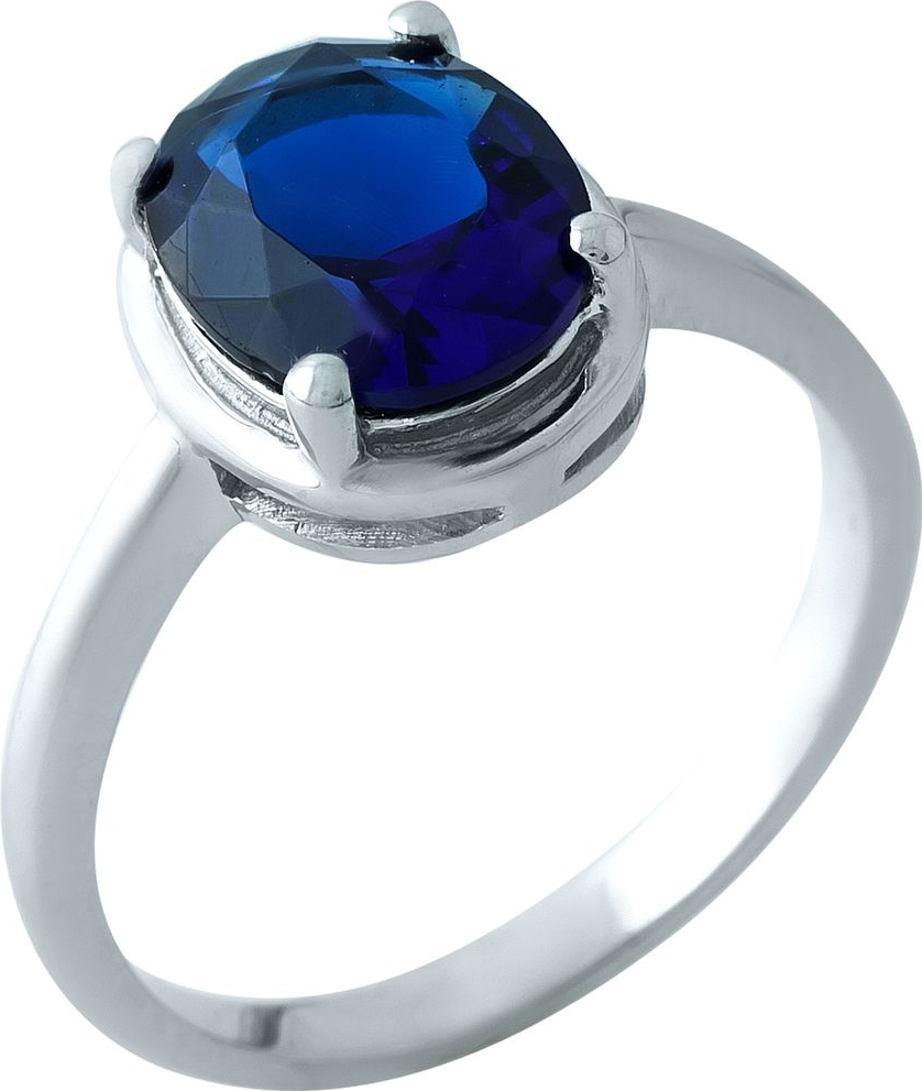 

Серебряное кольцо SilverBreeze с сапфиром nano 2.225ct 1964552 17.5 размер, 17.5 размер
