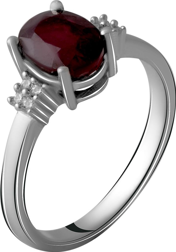 

Серебряное кольцо SilverBreeze с натуральным рубином 2.003ct 2060055 18 размер, 18 размер