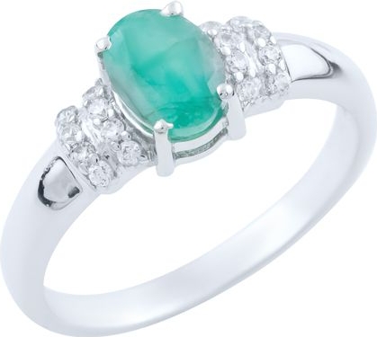 

Серебряное кольцо SilverBreeze с натуральным изумрудом 0.971ct 1663806 18.5 размер, 18.5 размер