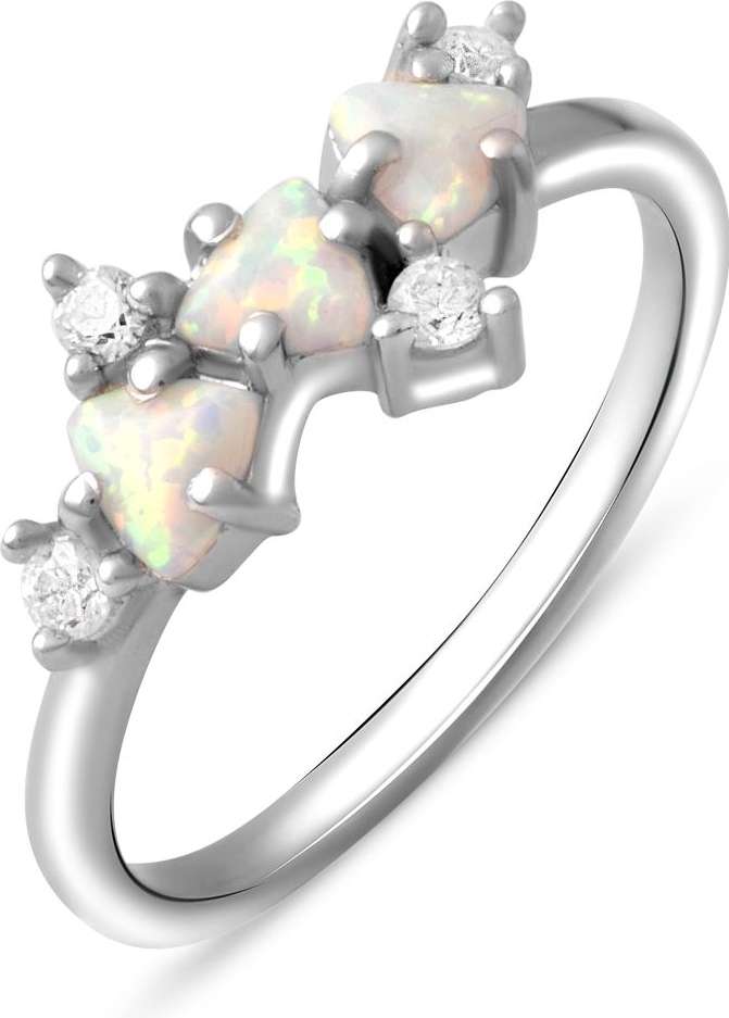 

Серебряное кольцо SilverBreeze с опалом 0.53ct 2069188 17 размер, 17 размер
