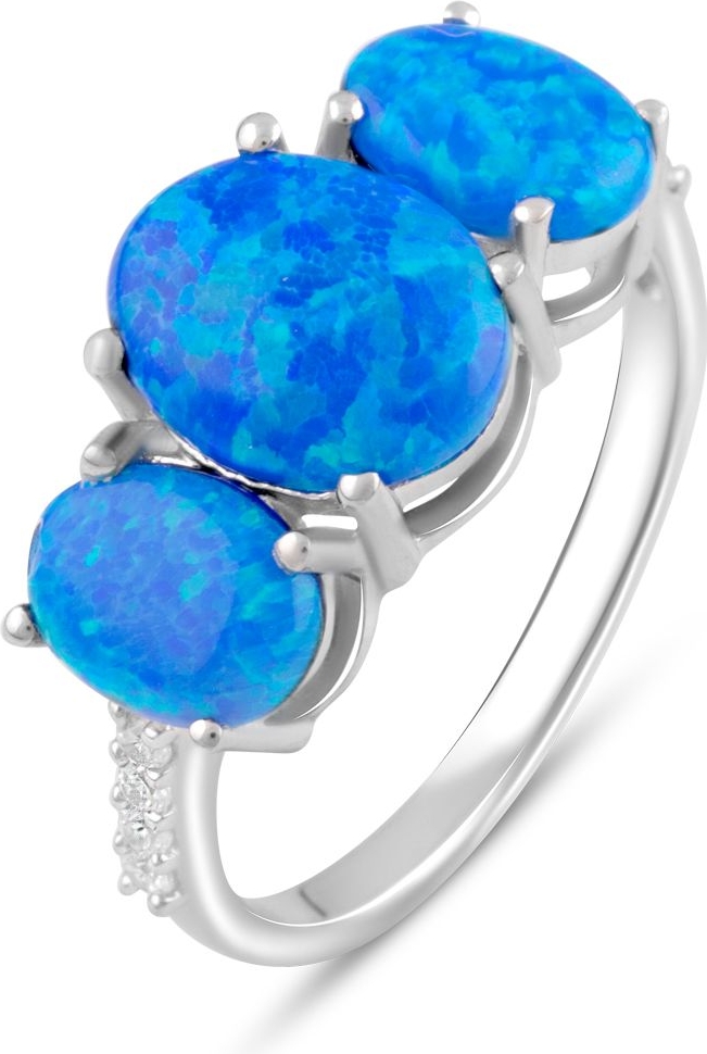 

Серебряное кольцо SilverBreeze с опалом 2.383ct 2072591 19 размер, 19 размер