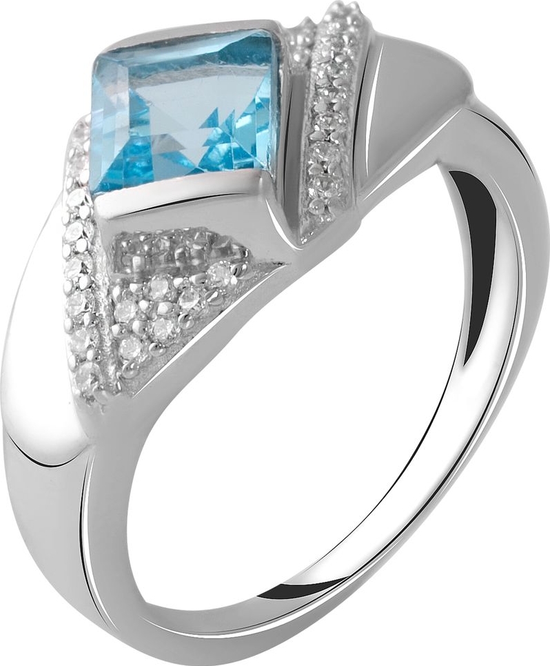 

Серебряное кольцо SilverBreeze с натуральным топазом 1.48ct 2049845 17.5 размер, 17.5 размер