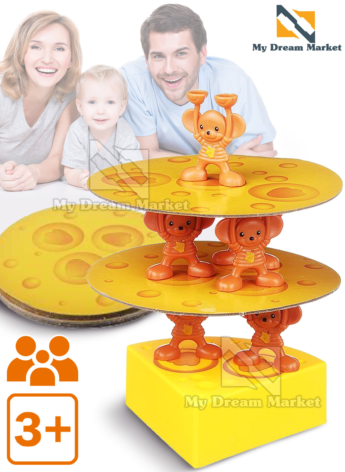 

Настольная игра дженга рная башня Cheese Tower для компании семьи детей взрослых детские игры с фигурками