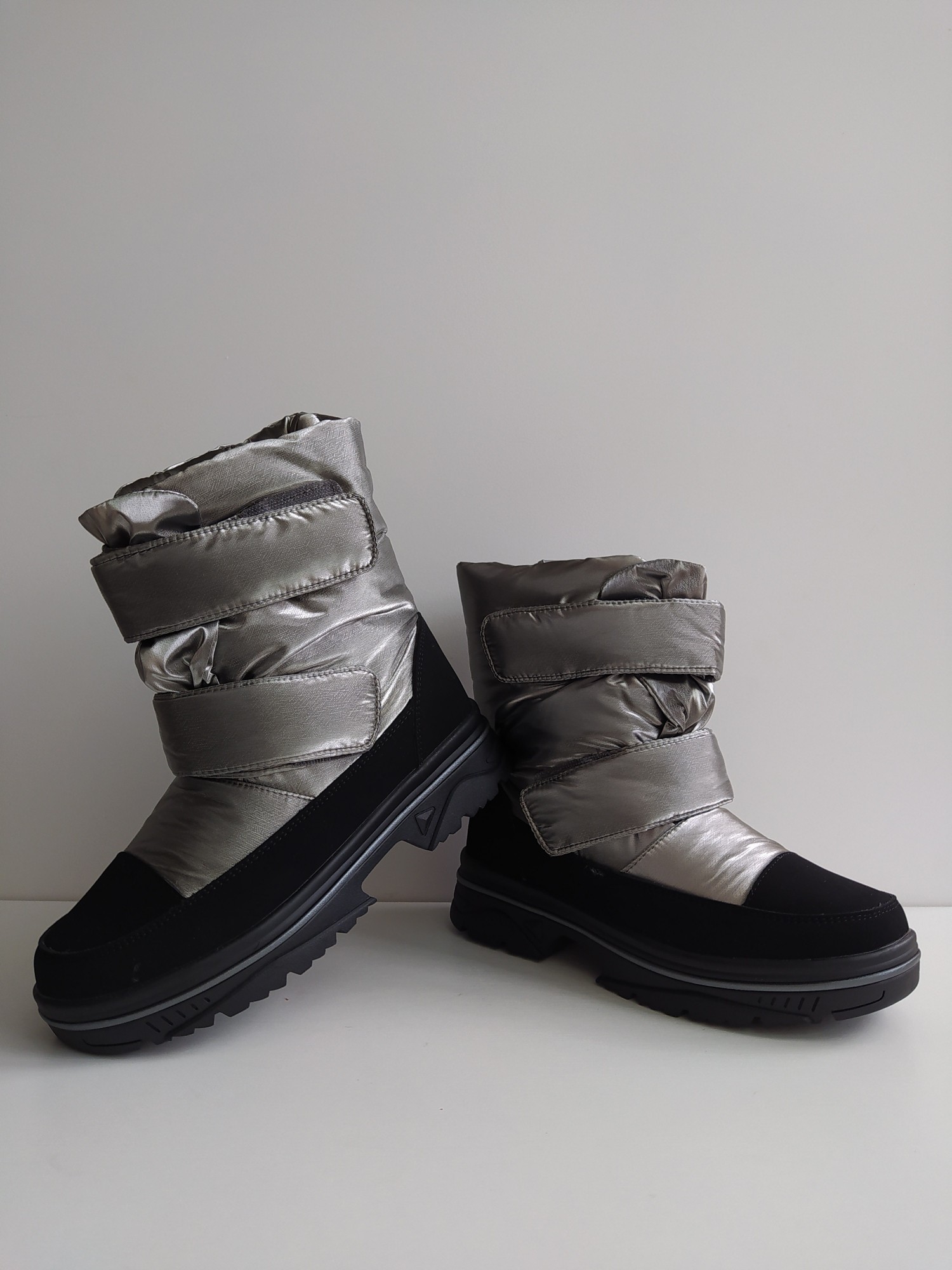 

Зимние сапоги Weestep 37 р 25 см серебристый с черным артикул З65