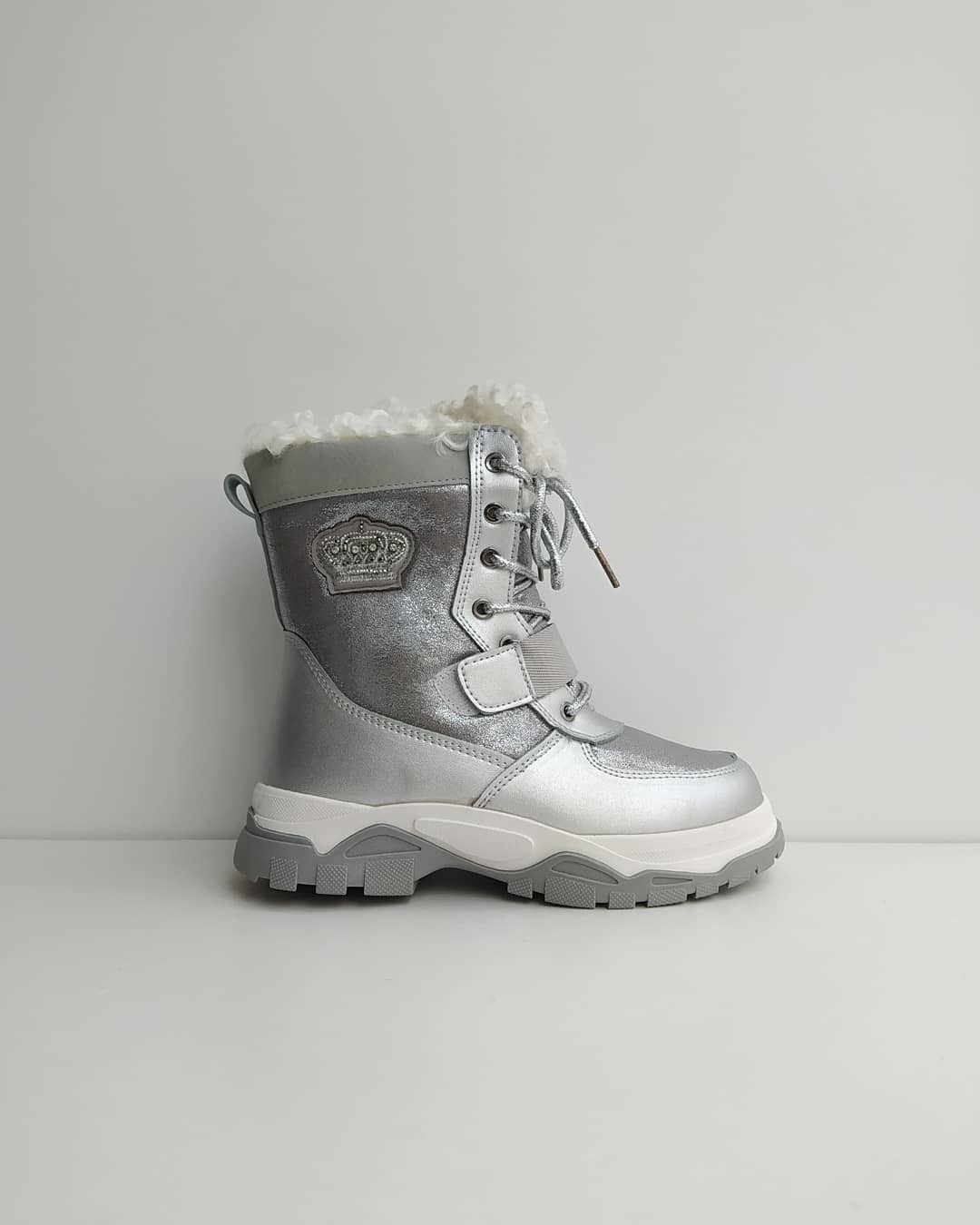 

Зимние ботинки Tom.m 38 р 24 см серебристый артикул З80