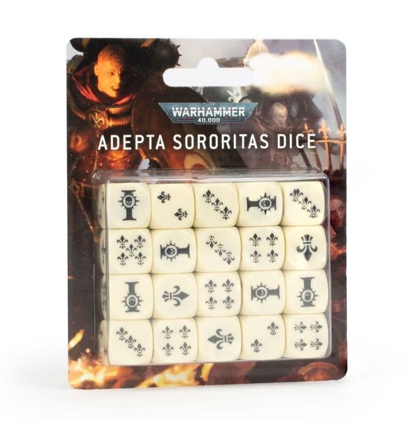 

Настольная игра Games Workshop Adepta Sororitas Dice Set Warhammer 40000 (99220108005)