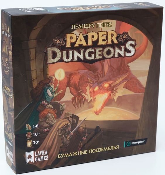 

Настольная игра Lavka Games Бумажные Подземелья (Paper Dungeons: A Dungeon Scrawler Game)