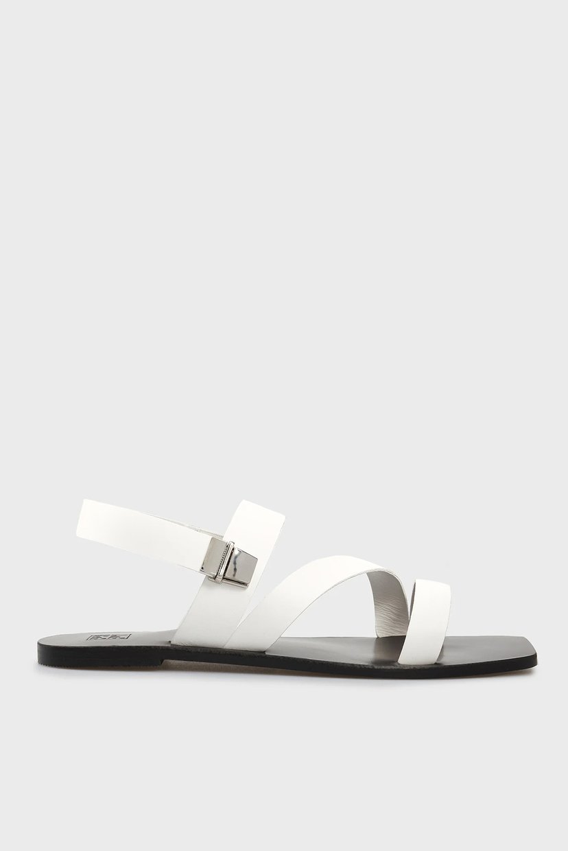

Женские белые кожаные сандалии Nicoletta PRPY 36 PRSIND1006W