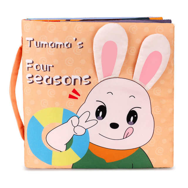 

Развивающая мягкая книга Tumama Времена года.