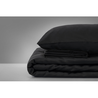

Простынь MirSon Сатин Premium 0055 Black Pearl 180х220 см