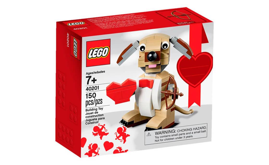 

Конструктор LEGO Собака-купідон на День Святого Валентина 150 деталей (40201)