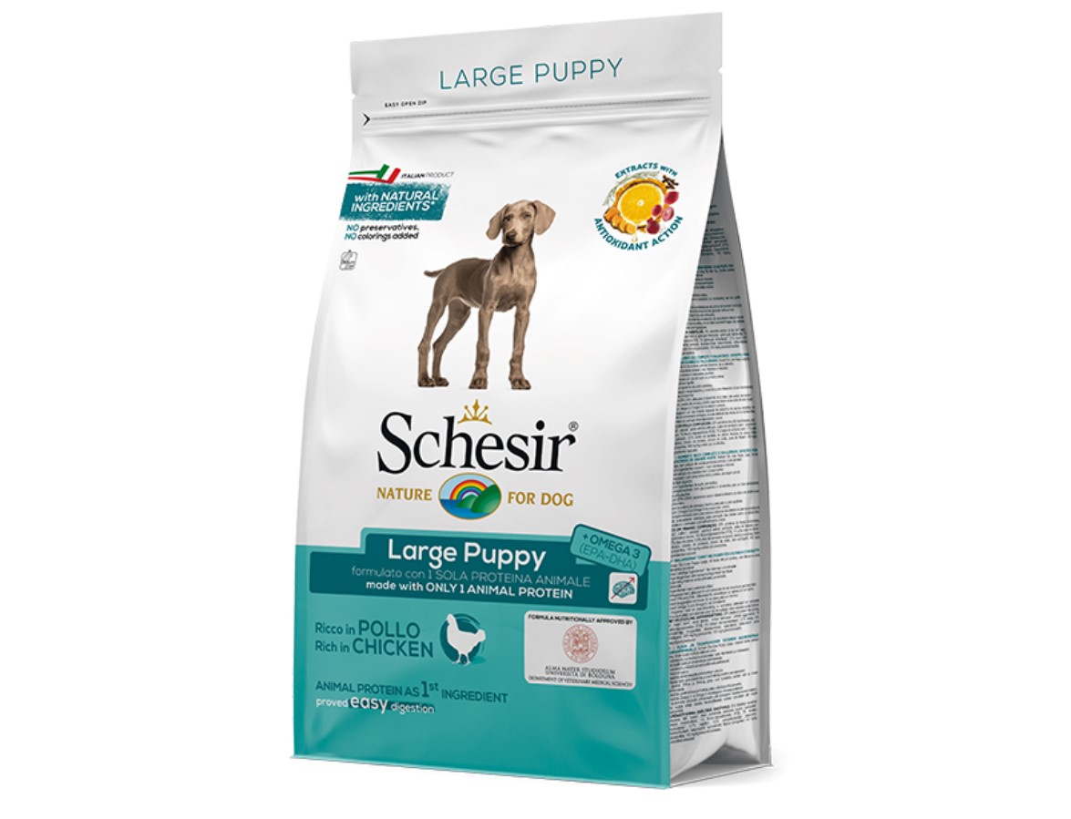

Сухой корм с курицей для щенков крупных пород Schesir Dog Large Puppy 3 кг Schesir BGL-SH-78