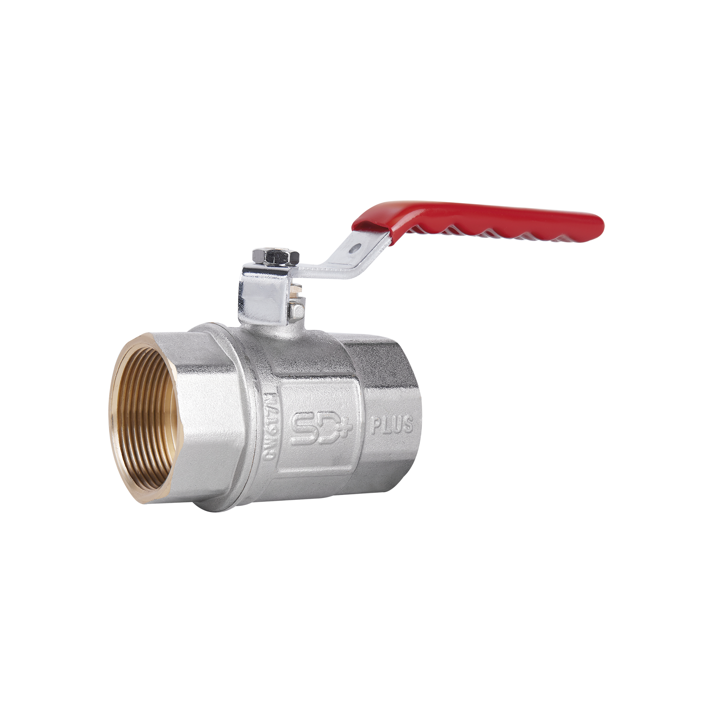 

Кран шаровой SD Plus 1" 1/2 ВР для воды (рычаг) SD600NW40PN40