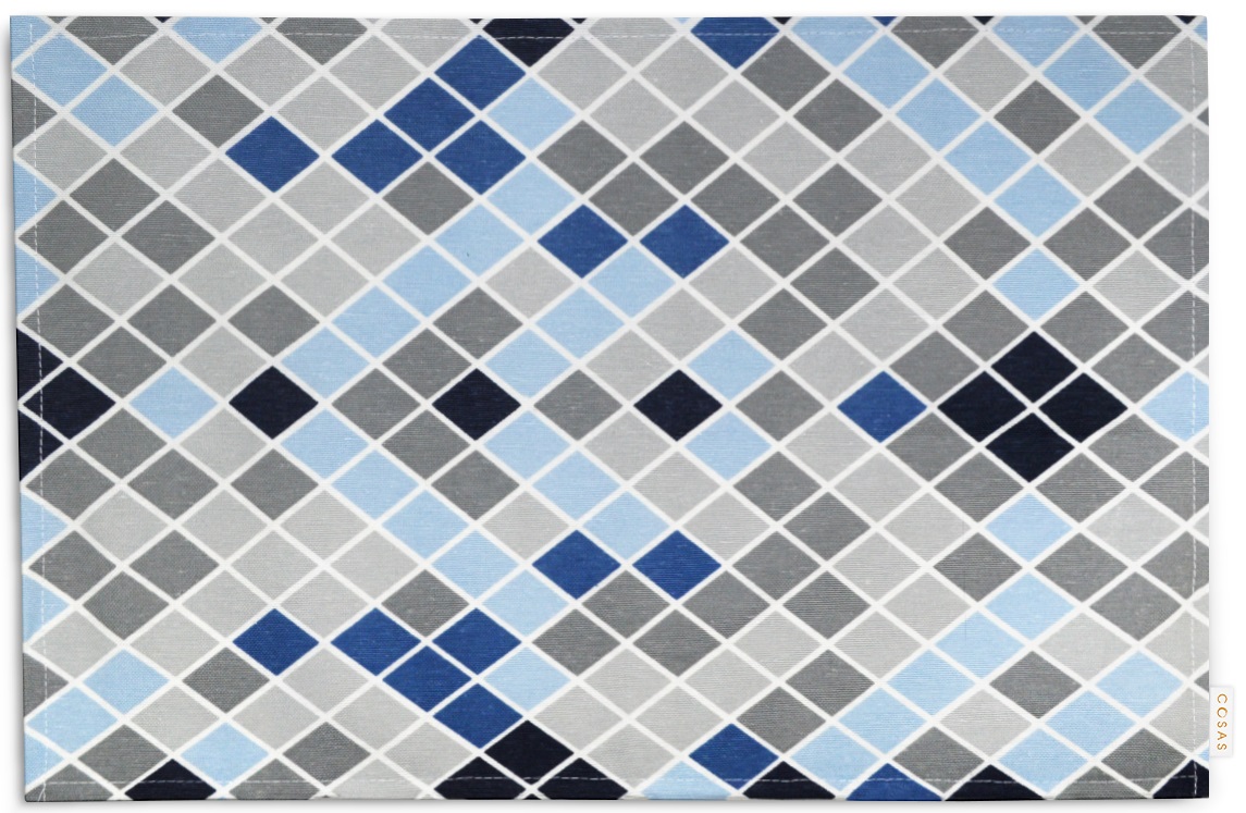 

Салфетки Cosas Mat Rhomb Grey Blue 30x42 см 4 шт