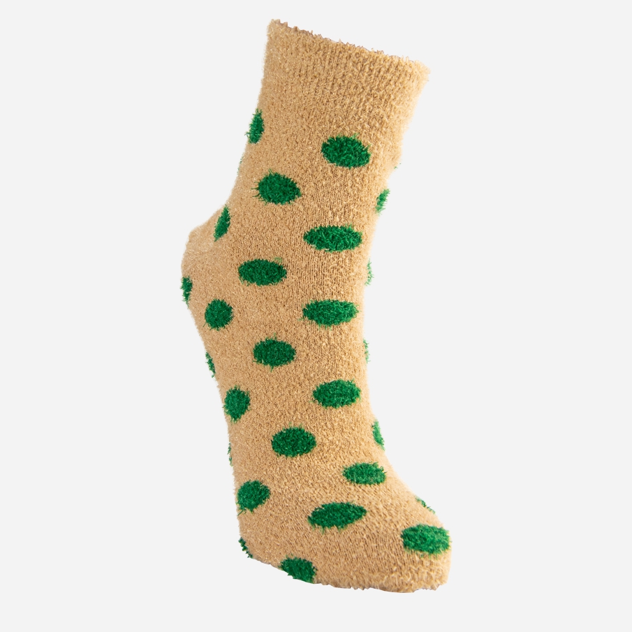 

Махровые носки Лана Green peas 64000152233 23-25 Телесные/Зеленые