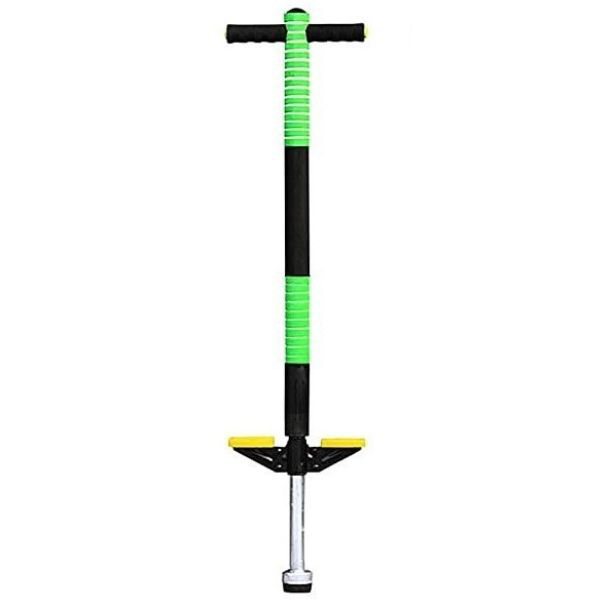 

Джампер Пого Стик Pogo Stick (Кузнечик) детский Черно-зеленый, палка-прыгалка