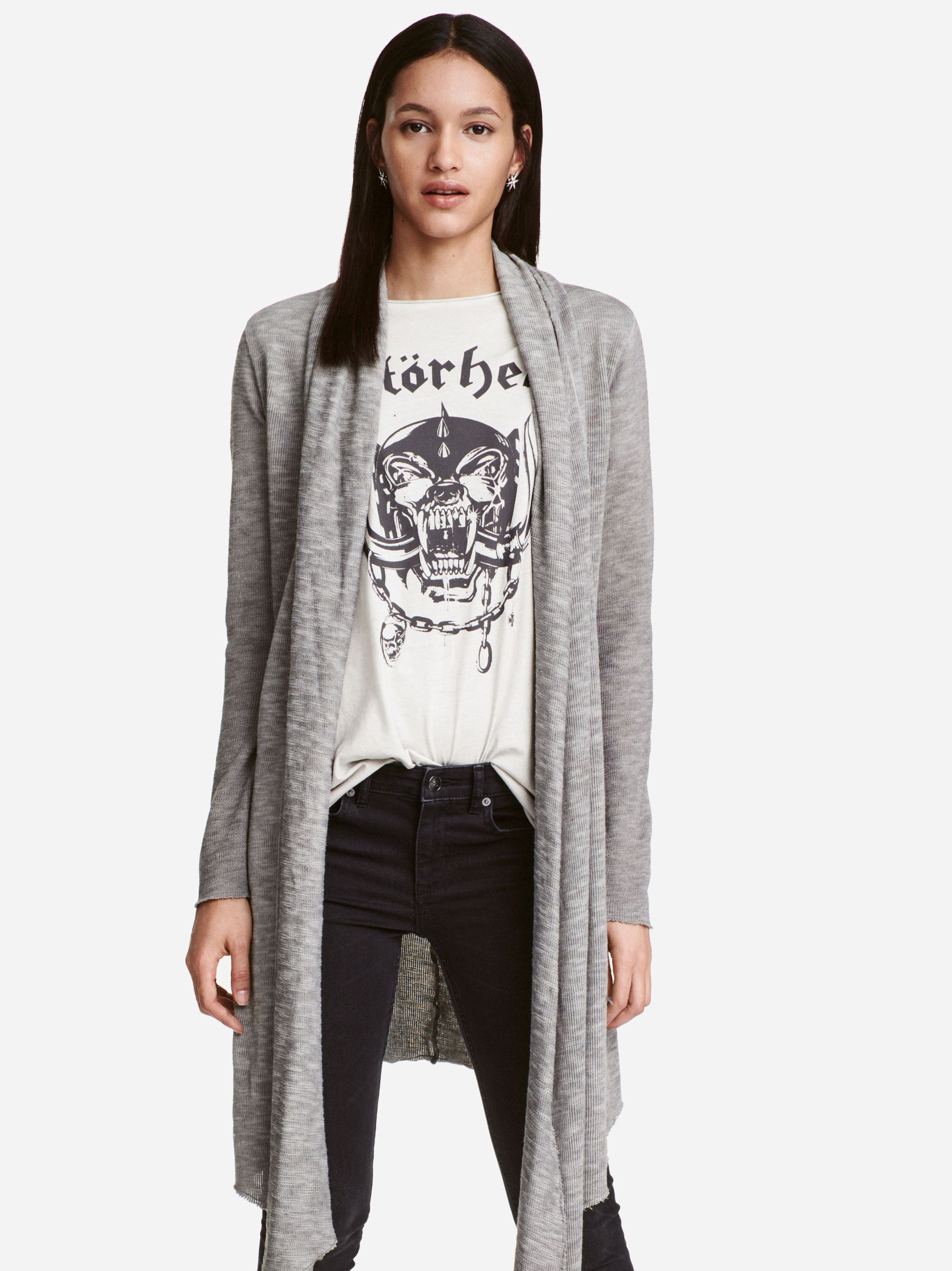 

Кардиган H&M XAZ046650SVEC  Серый, Кардиган H&M XAZ046650SVEC XS Серый