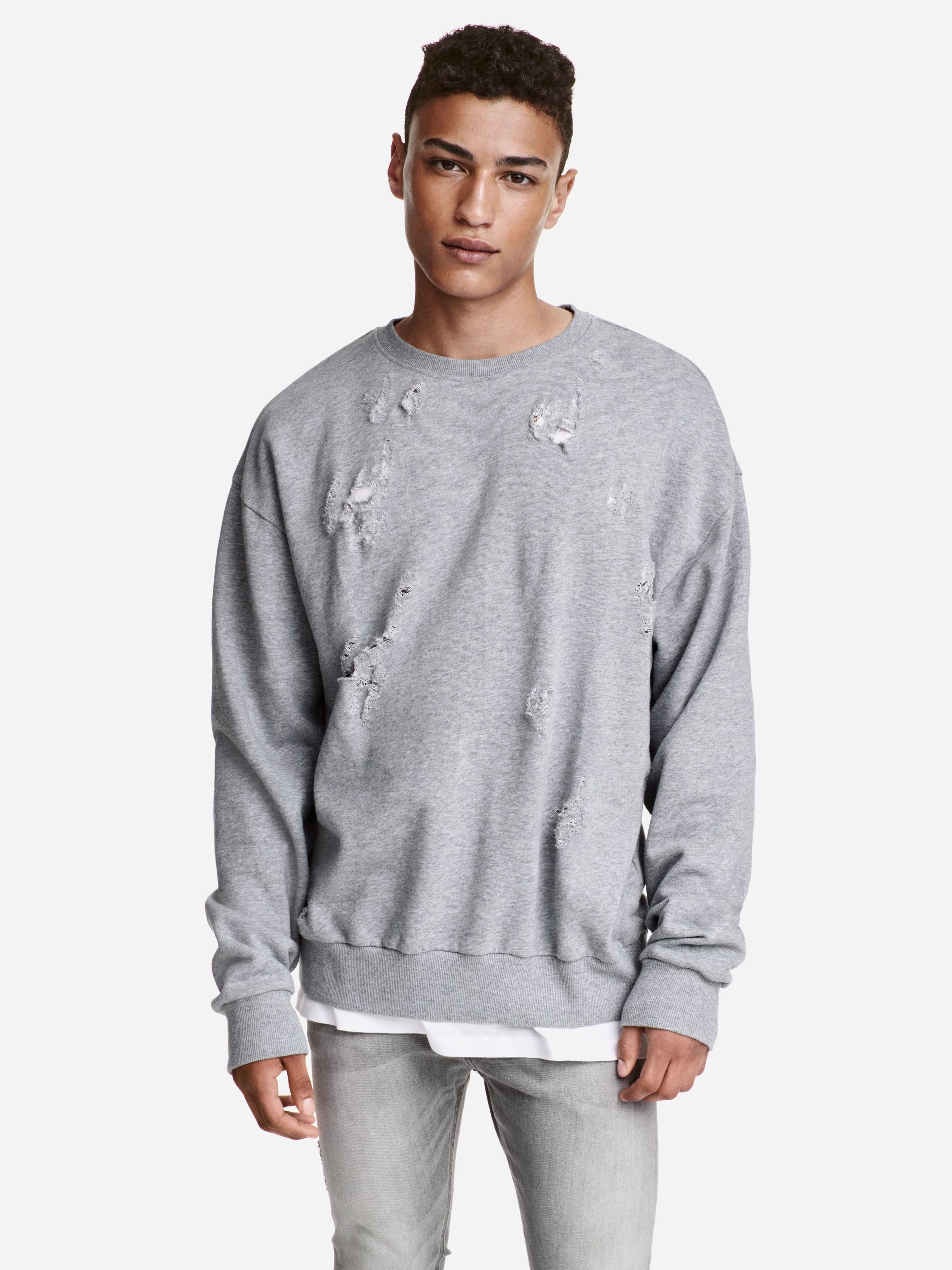 

Свитшот H&M XAZ073621YRYL M Серый