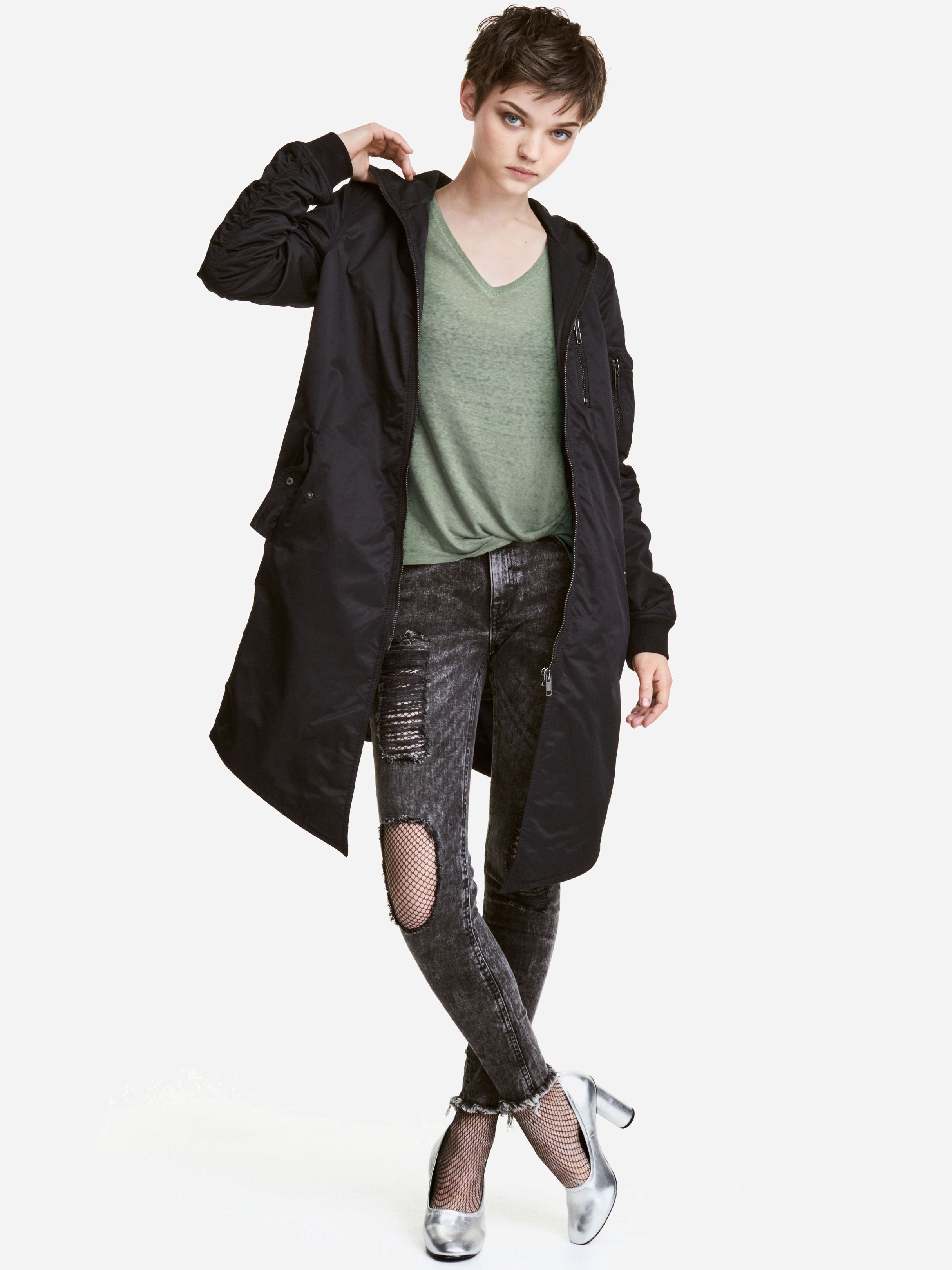 

Плащ H&M XAZ155824IRDE  Черный, Плащ H&M XAZ155824IRDE 38 Черный
