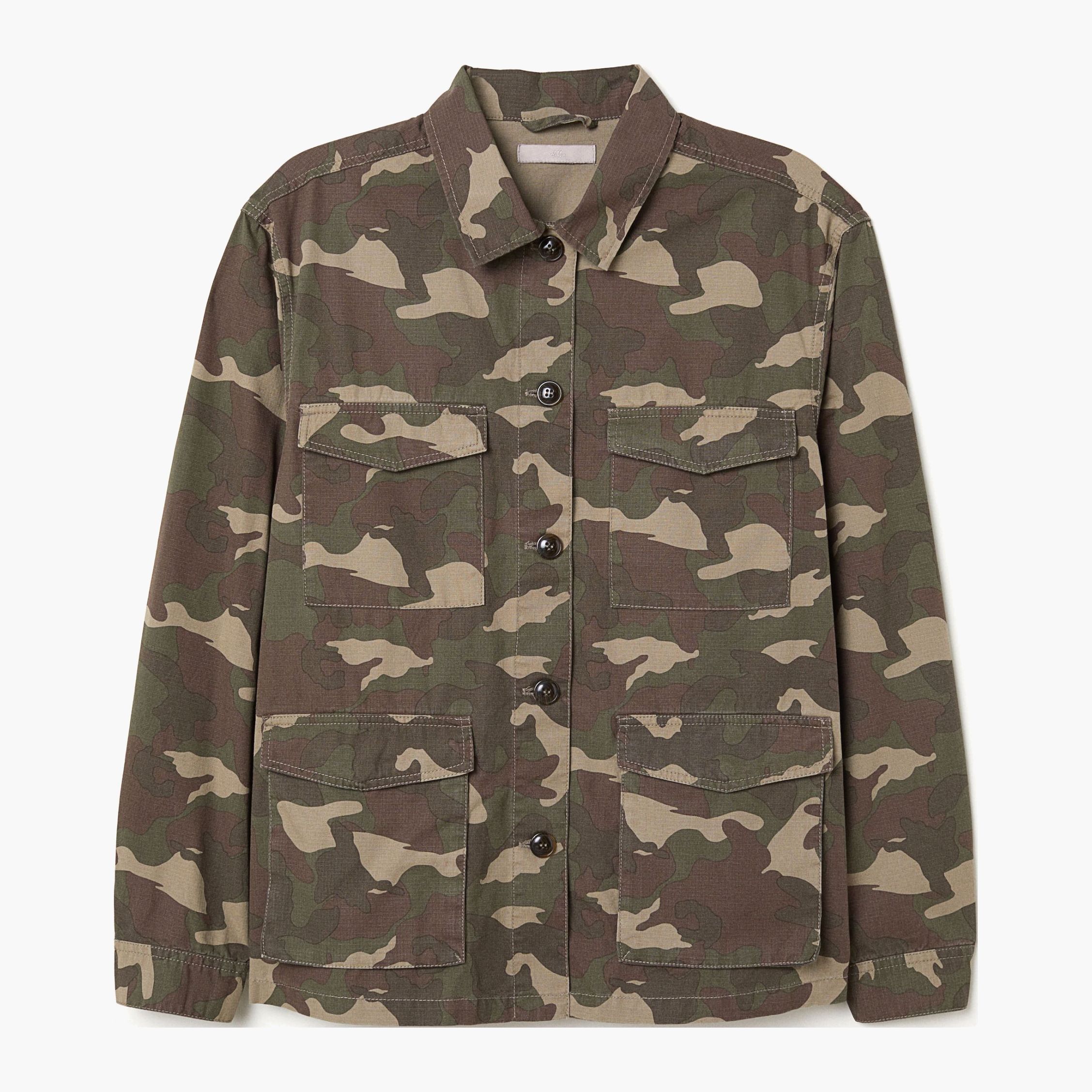 

Куртка-рубашка H&M XAZ133736XUMJ  Хаки, Куртка-рубашка H&M XAZ133736XUMJ 46 Хаки