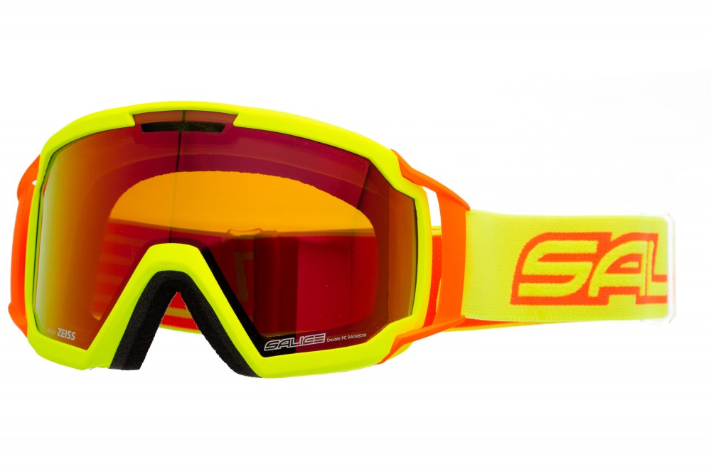 

Маска горнолыжная Salice 618 Yellow - Red Желтый