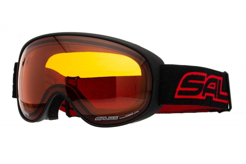 

Маска горнолыжная Salice 101 Sonar Black - Red Чёрный Желтый