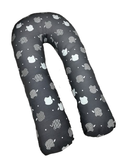 

Подушка для беременных с наволочкой Apple Серый 100% Хлопок XL 120x75х20