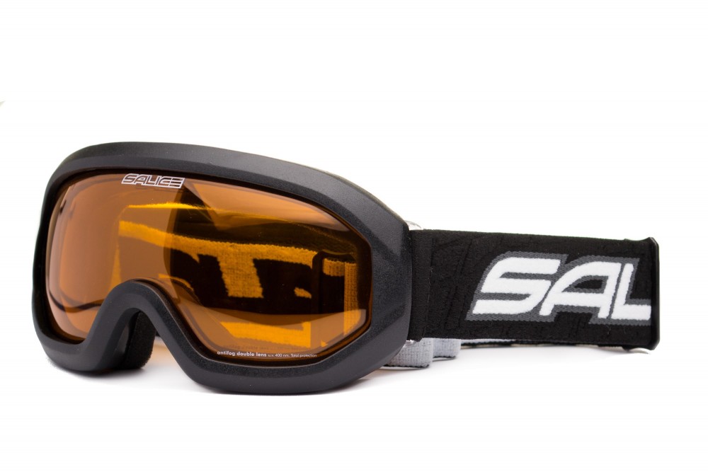 

Маска горнолыжная Salice 992DA Black Чёрный Желтый